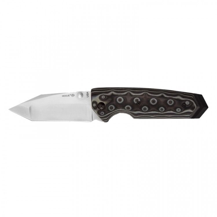 Нож Hogue EX-02 Tanto Thumb Stud Stonewash Black/Grey 34249TF