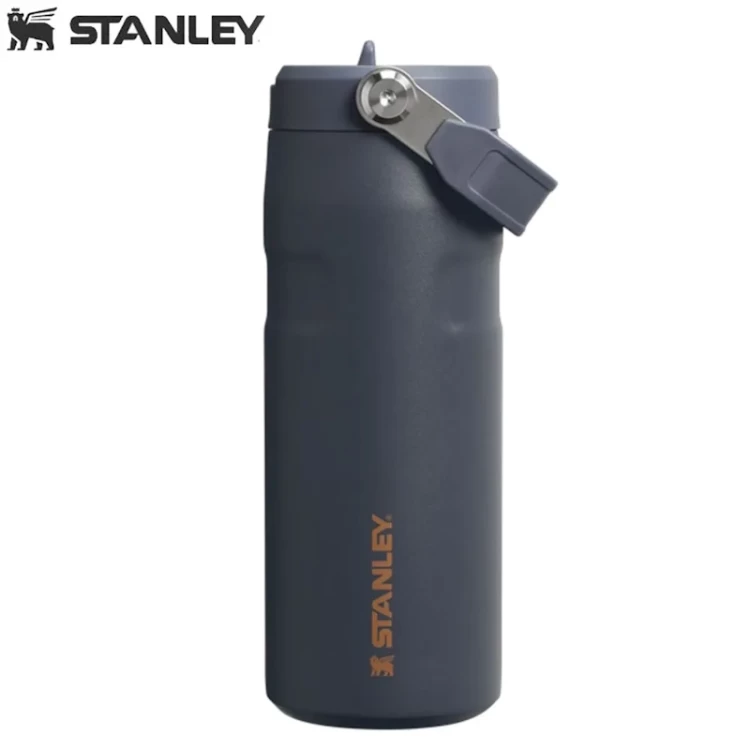 Термобутылка Stanley Aerolight с трубочкой 0,473L Тёмно-серая