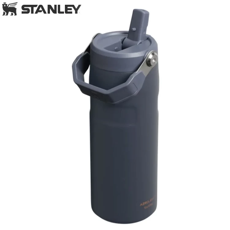 Термобутылка Stanley Aerolight с трубочкой 0,473L Тёмно-серая