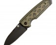Нож Hogue EX-02 Spear Point Thumb Stud Green/Grey G10 34258BK