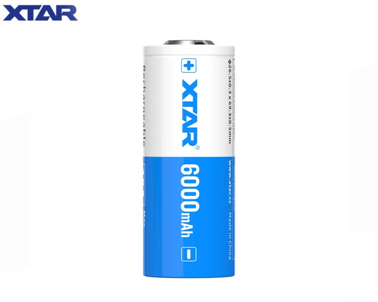 Аккумулятор Xtar 26650 3,6 В 6000 mAh 1 шт.